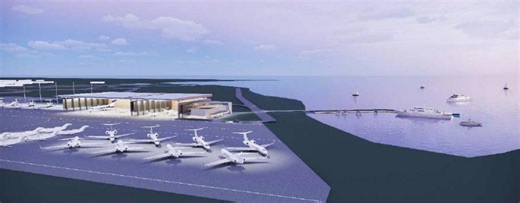 $1.2M airport apron extension approved for private-jet terminal