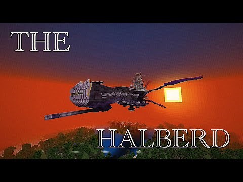 Fully Functional Kirby Halberd In Minecraft