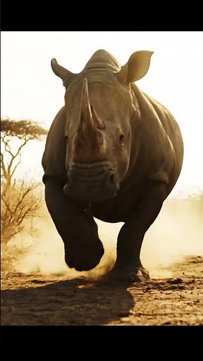 Rhino Defends Fawn from Lion Attack | Epic Animals Rescue Mission in the Wild Savanna