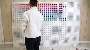 DMC Floss Inventory List, Full DMC Color List, Cross Stitch Thread Pegboard, Embroidery Thread Organization, DIY Color Wall, Floss Storage - Etsy UK