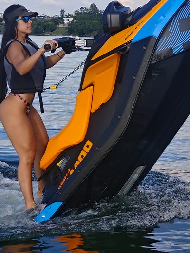 jet novo 💙🧡 SPARK TRIXX 2026 #empinando #spark #trixx #seadoo #rioparana