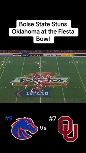 In a David vs Goliath matchup, Boise State stuns the college football world and takes down heavily favored Oklahoma in one of the most memorable upsets in the sport’s history. - January 1, 2007 #boisestate #oklahoma #collegefootball #ncaafootball #cfb