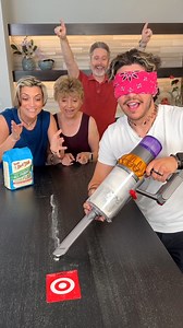 Blindfolded Vacuum Challenge: Who will stay in line 😅 The family attempts to vacuum a line of flour on the table while blindfolded. First to vacuum it all wins the challenge. #teamfamily #vacuum #cleaning #satisfyingcleaning 🎬 This video was produced by Network Media and The Tus House | The Puzzle and Pointers