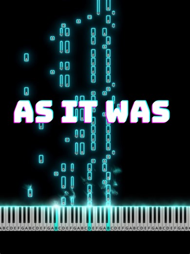 As It Was: Easy Piano Tutorial for Beginners