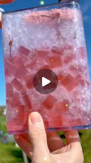 Ms Shi and Mr He on Instagram: "Sakura gummy bear boba drink 🌸 The gummy bear “boba” in this video is an easier version. I just dissolved 2/3 cup of gummy bears with 1 cup of hot water. Keep the mixture in the fridge overnight or until it’s fully set. You can substitute the Sprite with strawberry milk, which is going to taste even better haha 😆 ❤ #gummybears #bobadrinks #sakura #drinkrecipes #edibleglitter #foodasmr #recipes"