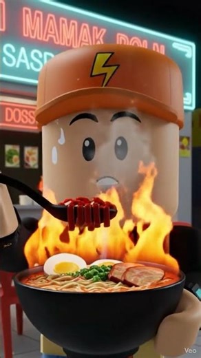 Boboiboy Dicabar Makan Ramen Pedas Berapi!!! #ai #aivideo