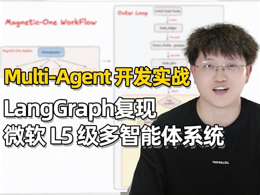 【LangGraph实战教学】从零开始用LangGraph精准复现Magnetic-One| 顶级智能体内部流程解密 | LangGraph 学习路径指南