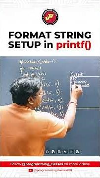 Format String setup in printf()