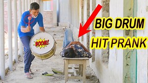 25K views · 676 reactions | Big drum hit prank | Drum hit prank with public reaction 2023 | Comedy Club | Facebook