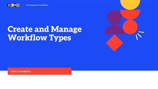 Create and Manage Workflow Types