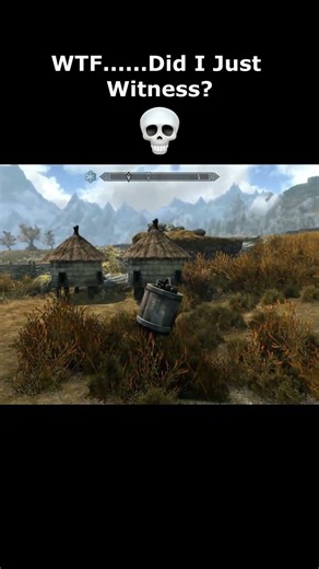 WTF......Did I Just Witness? 💀 #skyrim #elderscrolls #shorts #switch