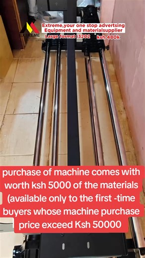 The I3202 Large Format Machine is a high-performance printing solution built for speed, precision, and vibrant output. Powered by advanced i3202 printhead technology, it delivers sharp detail, rich colours, and consistent quality across large-scale graphics, banners, and signage. Designed for durability and efficiency, this machine is ideal for print businesses looking to increase productivity while maintaining professional-grade results. Reliable, powerful, and cost-effective — the I3202 helps 