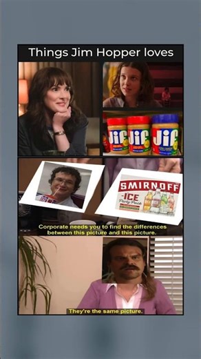 Why Is Hopper Always So Stressed? 😂 | Jim Hopper is the ultimate Dad of Hawkins 😂#strangerthings #yt