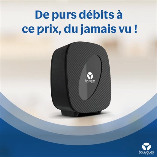 B&YOU Pure fibre : la 1ère offre Pure fibre du marché, maintenant avec box WiFi 7 à 23€99/mois seulement, sans engagement ! | Bouygues Telecom
