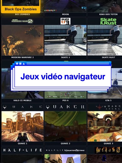 Encore ?? Des jeux vidéos tournent directement dans votre navigateur ⚠️ Il n'y a rien à payer ou à installer, si un site demande de télécharger quoique ce soit fermez-le #astuce #Gaming #jeuxvideo #outilsgratuits
