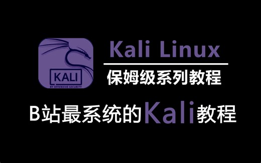 【kali教程】从零开始学kali（2025新手入门实用版）有点变态但非常有效，零基础轻松入门网络安全！