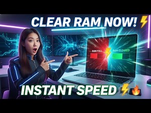 How to Clear RAM Cache in Seconds ⚡ Boost Windows Speed Using RAMMap (Official Method)