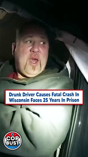 Drunk Driver Causes Fatal Crash In Wisconsin Faces 25 Years In Prison🥴💥 One reckless choice changed everything. A drunk driver in Wisconsin caused a fatal crash, taking an innocent life — and now faces 25 years in prison. Justice has been served, but the pain remains. 🚔💭 #roadsafety #drunkdriver #policebodycam #lawenforcement #publicsafety #DUI #DUIAwareness #fyp #fbreels2025ツ | Cop Bust