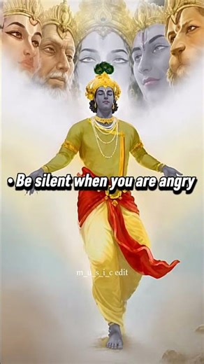 Be silent in these three situations🚩 #krishna #krishnalove #mahabharat#radhakrishna #viral#trending