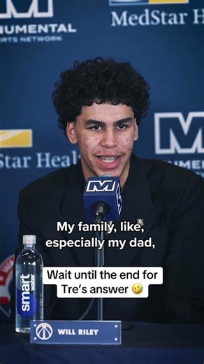 Wait until you hear Tre's response on why he chose his jersey number 🤣 #shorts #interview #nbadraft