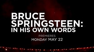 "Once you're writing your autobiography... you can't hide." Bruce Springsteen: In His Own Words airs May 22 on HBO Canada. | HBO Canada