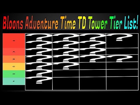 Bloons Adventure Time Tower Tier List!