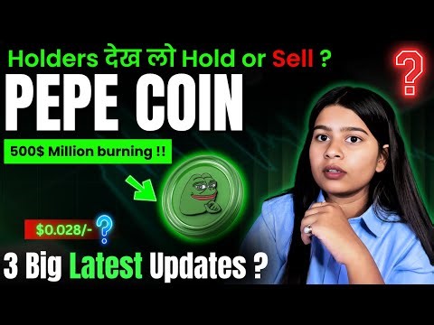 Pepe Coin latest updates🚨 Pepe coin 500$ million burn🔥 || Pepe coin price update | Crypto news today
