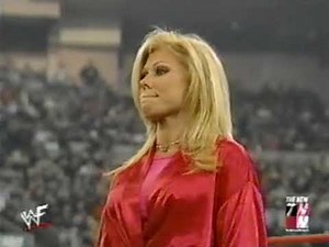 01.07.02 RAW Wet Tshirt Match - Terri Runnels vs Trish Stratus