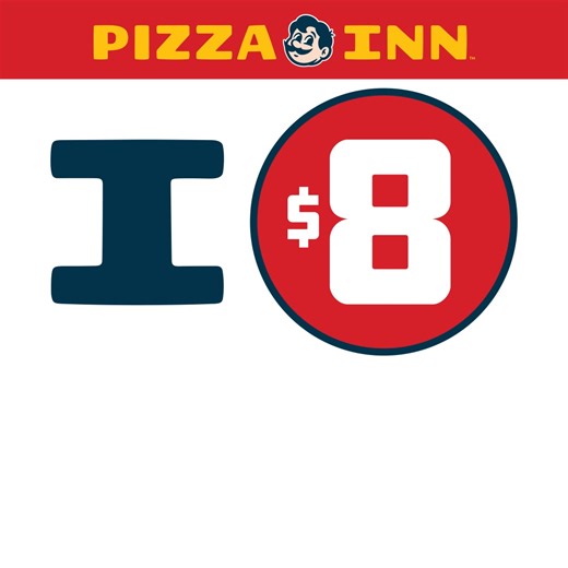 🍕 Swing by Pizza Inn Whitewright for an $8 all-you-can-eat buffet, Monday-Friday, ALL DAY LONG! Dive into pizza, pasta, salad, and sweet pizzerts! No crumbs left behind! 🙌 | Pizza Inn