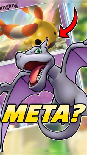 Aerodactyl & Chingling Are BROKEN TOGETHER! #pocket #pokemon #pokemontcgpocket #shorts