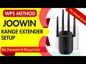 Joowin WiFi Extender Setup using WPS Button | No password required