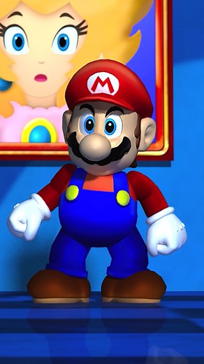 Sleepy Mario RTX 96 Render: A Classic Super Mario 64 Experience
