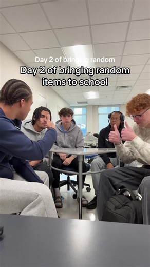 #fypシ #viral #school #funny | bringing random stuff to school