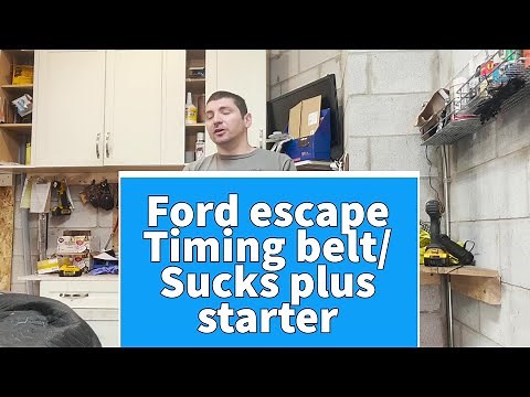2017 Ford Escape coolant leak, Timing belt and water pump replacement