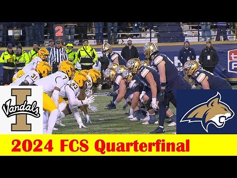 #8 Idaho vs #1 Montana State Football Game Highlights, 2024 FCS Quarterfinal