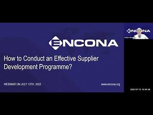 ENCONA | How To Implement An Effective Supplier Development Program
