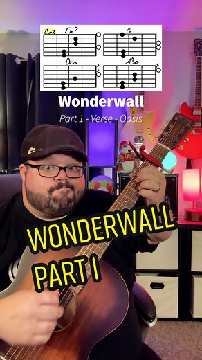 Easy Wonderwall Guitar Tutorial for Beginners