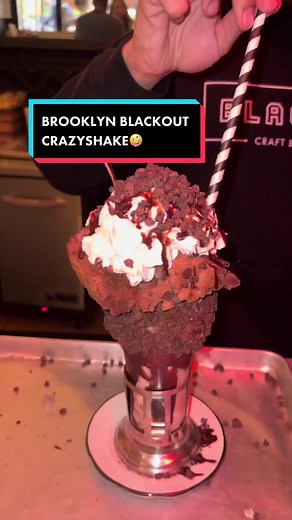 POV: you’ve been craving a Brooklyn Blackout CrazyShake ALL DAY #blacktap #nyc #milkshake #FrunktheBeat