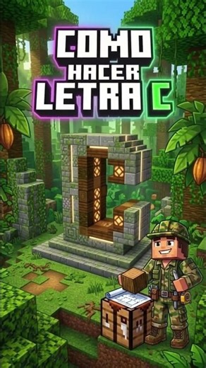 🔤 How to Make the Letter C Logo in Minecraft