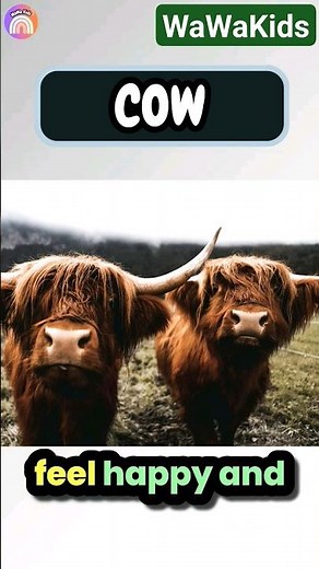 Fun Facts About Cows | Short: Educational Farm Animal Facts for Kids! #cowfacts #kidslearning