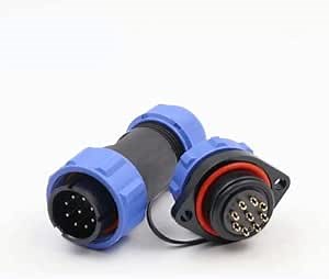 9 Pin Connector Waterproof Aviation SP21 Plug Socket