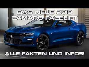 Das neue 2019 Camaro Facelift - Alle Fakten und Infos!