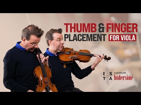 CORRECT FINGER PLACEMENT on Viola | Thinking Forwards & Backwards