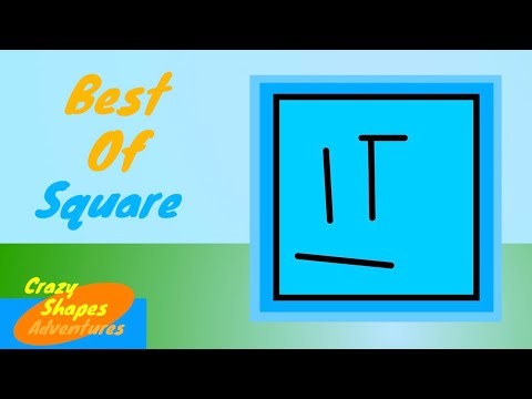 Best Of Square! | Crazy Shapes Adventures - Official Channel 