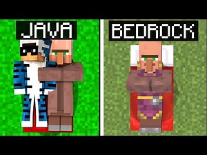 MINECRAFT: JAVA vs BEDROCK - 15 DIFFERENZE ASSURDE