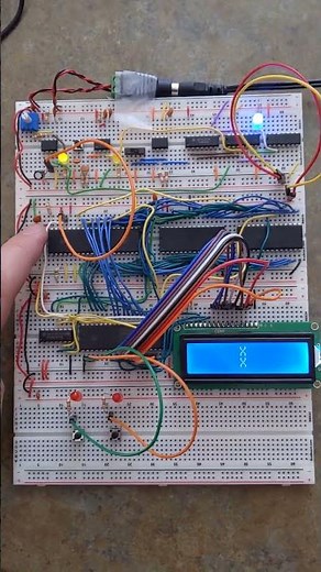 Piston Defense, minimalist 6502 assembly game running on Ben Eater's breadboard computer