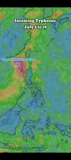 Incoming Typhoons July 5 to 19, this is not Completely true.. the PAGASA is updating the news and the typhoons might change direction and strong wind of it, but there's a chance that the next typhoon might goes to PAR by July 16 and will make a landfall (50/50) #foryou #viraltyphoon #fyp