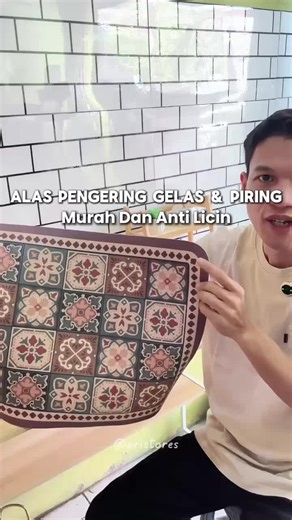 Rekomendasi alas tatakan pengering piring dan gelas mudah meresap air hanya dalam hitungan detik #alaspengering #alaspengeringgelas #alaspengeringpiring #gajiansale #promoguncang99