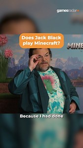 Does Jack Black play Minecraft? ⛏ #jackblack #minecraft #AMinecraftMovie #minecraftmovie #whattowatch | GamesRadar