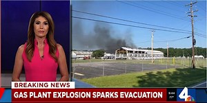 Gas plant explosion sparks evacution